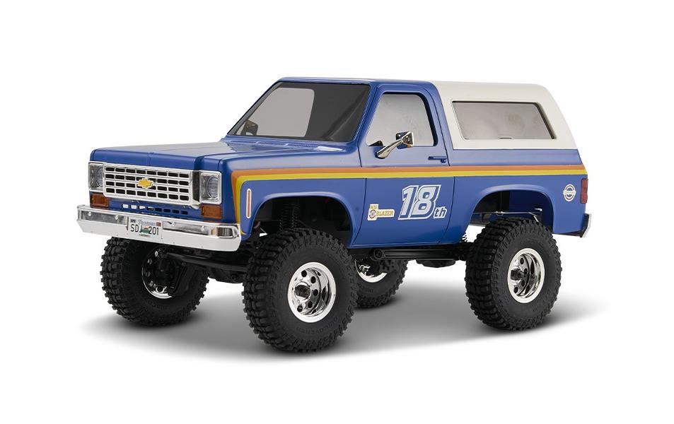 Scale Crawler Chevrolet K5 Blazer PRO, Blau RTR, 1:24<br>Offiziell lizensierte Chevrolet K5 Blazer Pro im Massstab 1:24 mit 2-Gang-Getriebe