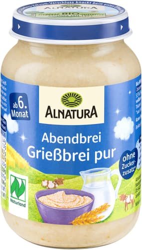 Alnatura Abendbrei Grießbrei pur