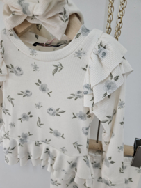 Cute flowery set - groen