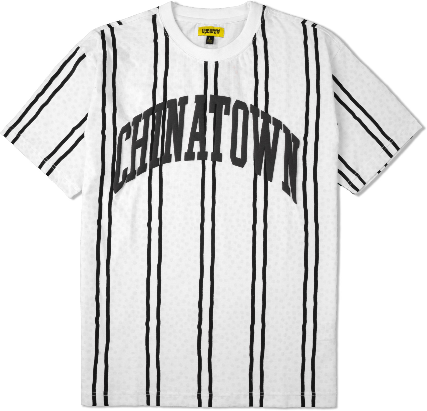 Market Uv Striped T-Shirt Weiss