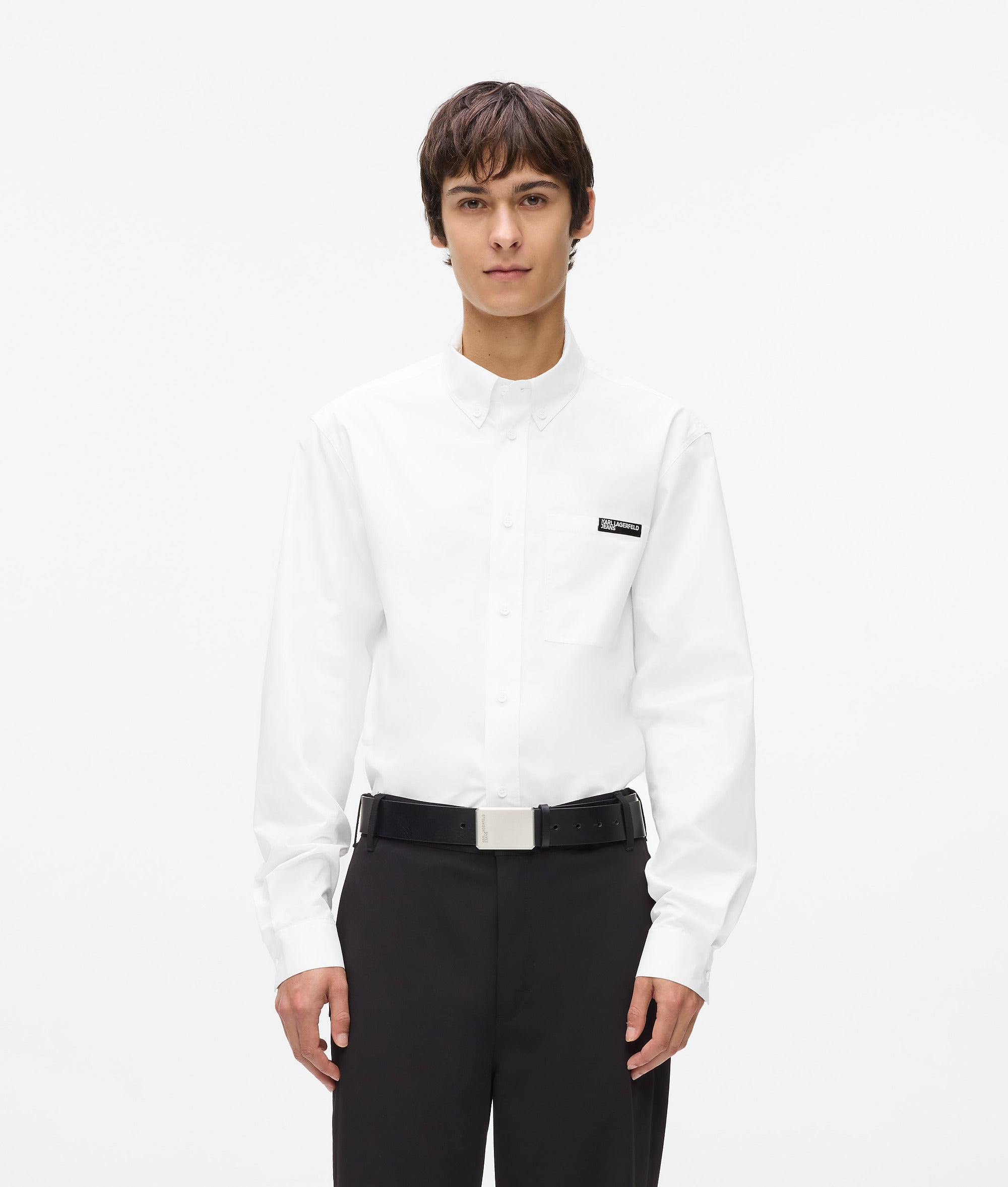 Poplin overhemd