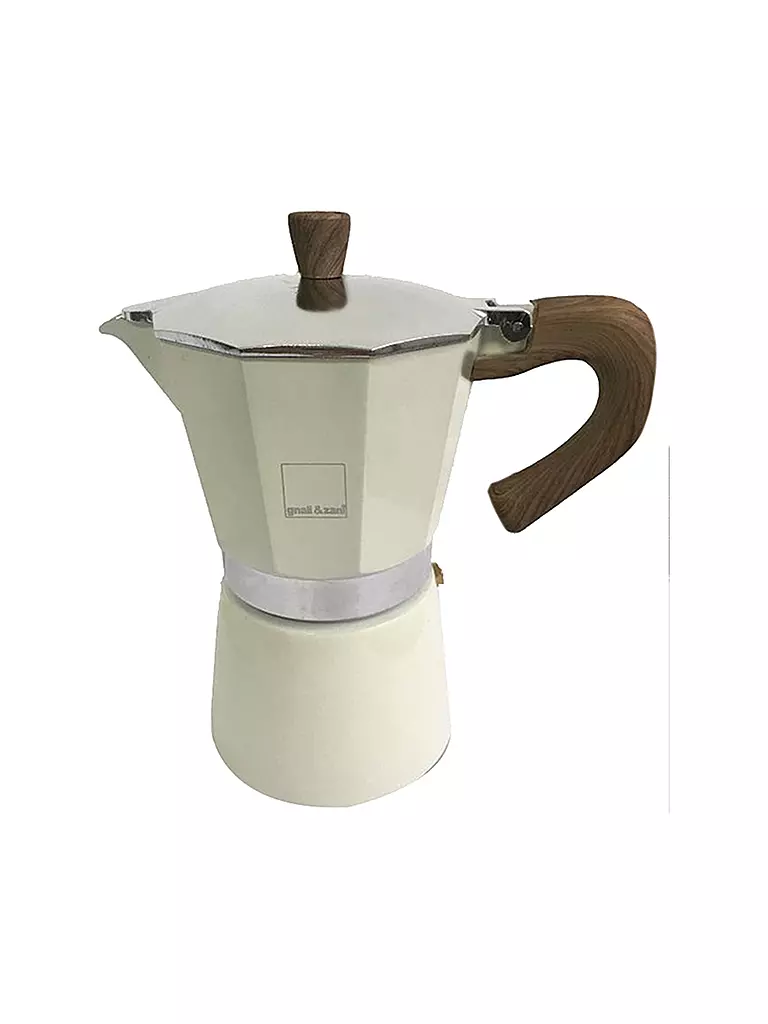 GNALI & ZANI Espressokocher Venezia 6 Tassen Creme creme