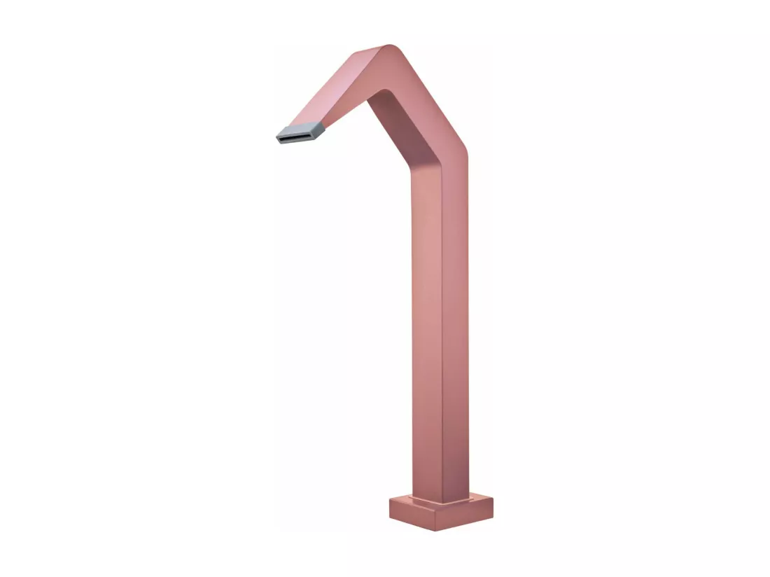 Cascade de piscine Niagara en Acier Inox.S316 Rose Corail - Corps 60x55mm - H.54cm - Garantie 10 ans - POOL IMEX