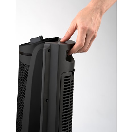 Black+Decker keramisk varmeblæser tårn 2000 W - sort