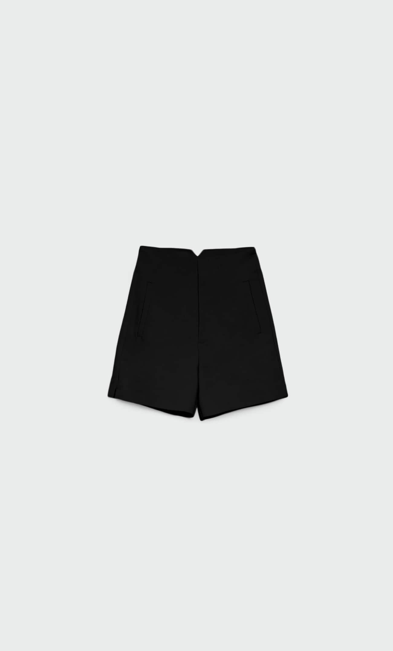 Shorts elegantes de cintura alta