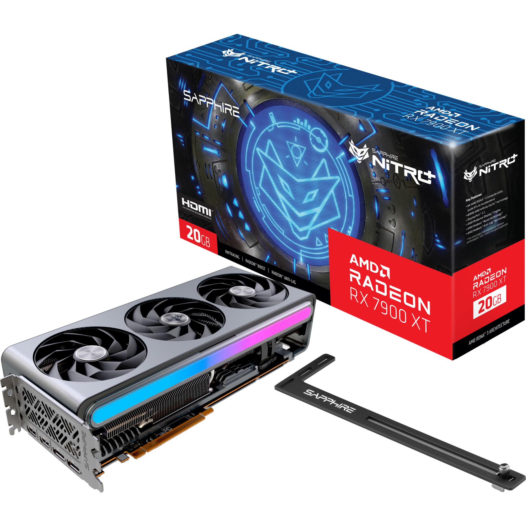 SAPPHIRE Grafikkarte Radeon RX 7900 XT NITRO+ Vapor-X 20GB