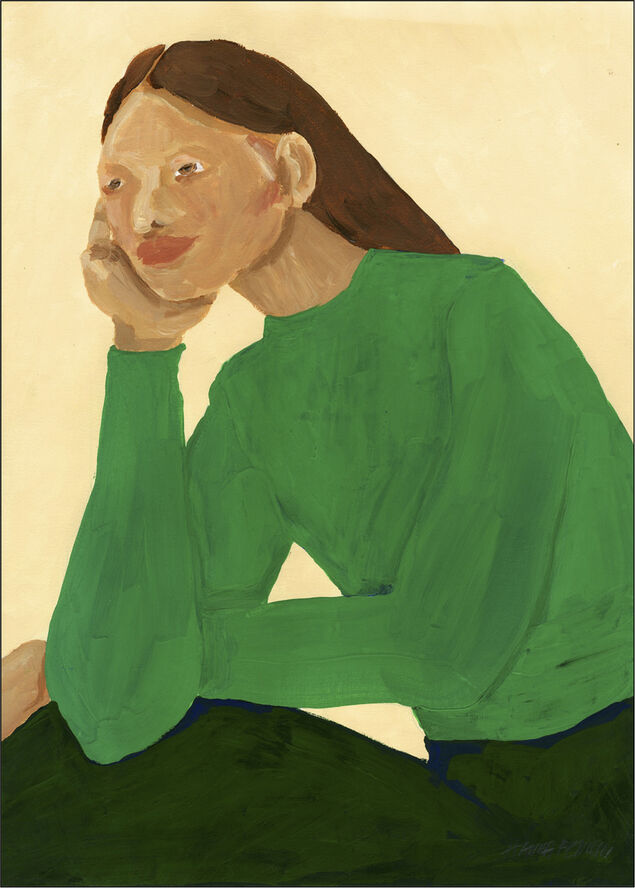 Poster & Frame Green Guise Flerfarvet