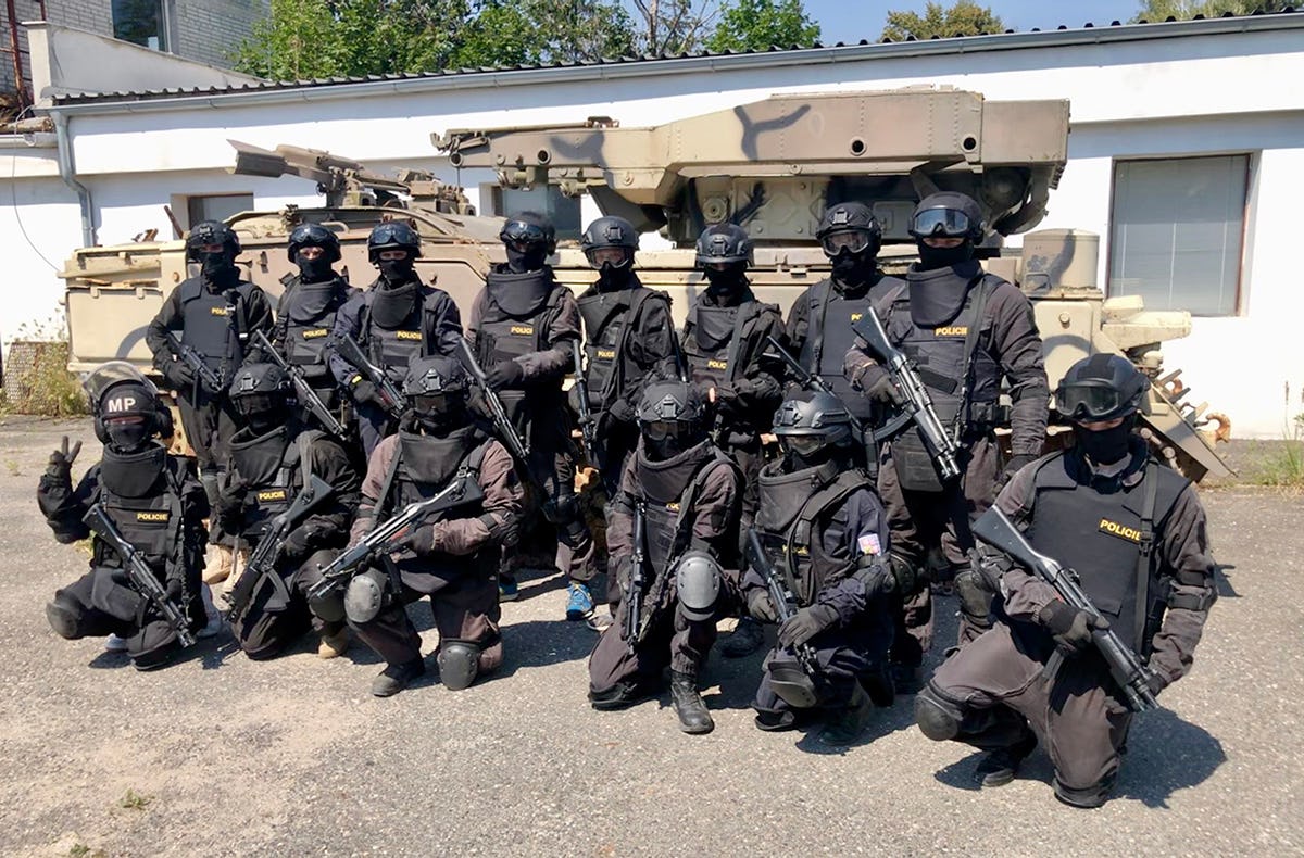 SWAT Training Prag