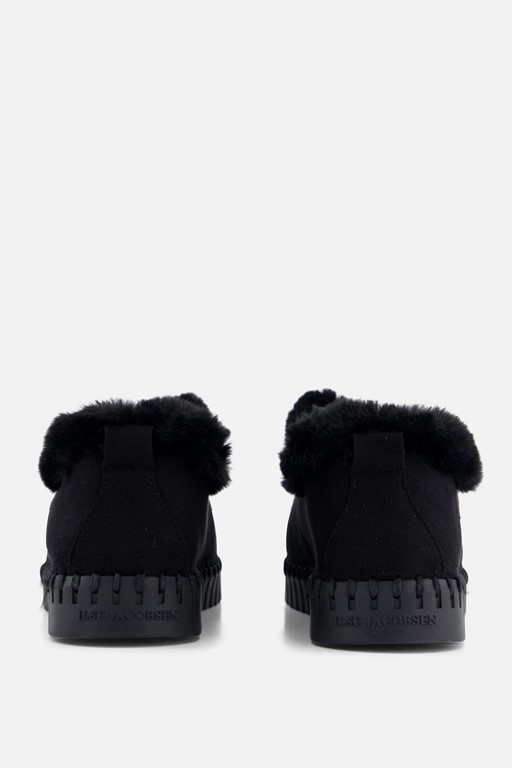 Ilse Jacobsen Pantoffels zwart Suede