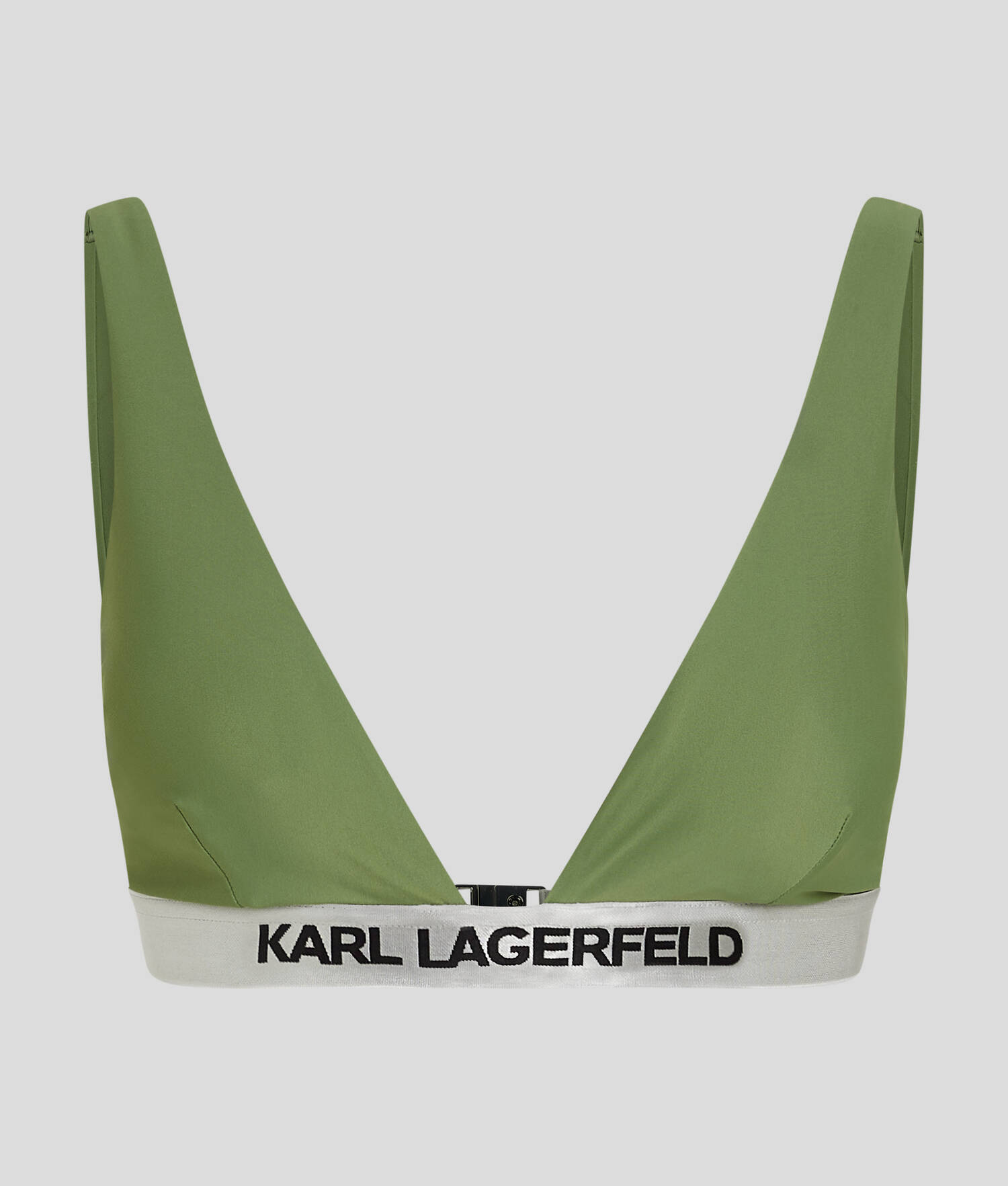HAUT DE BIKINI TRIANGLE AVEC LOGO KARL