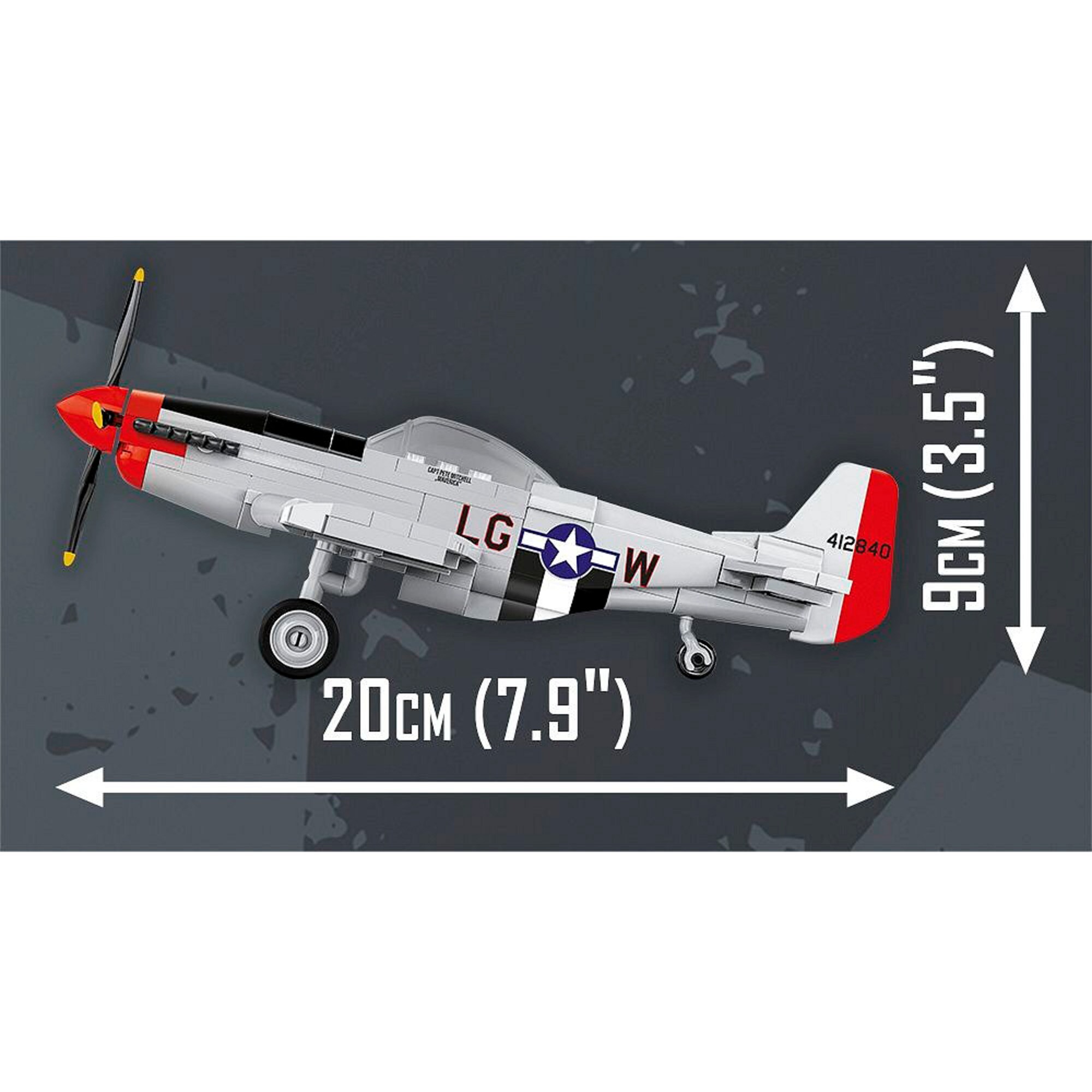 COBI Konstruktionsspielzeug Top Gun Mustang P-54D