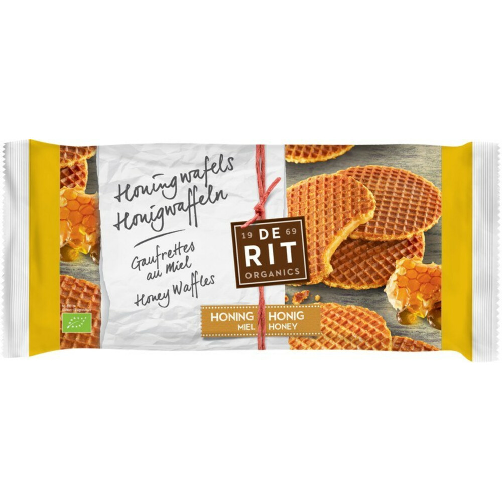12x De Rit Honingwafels Bio 175 gr