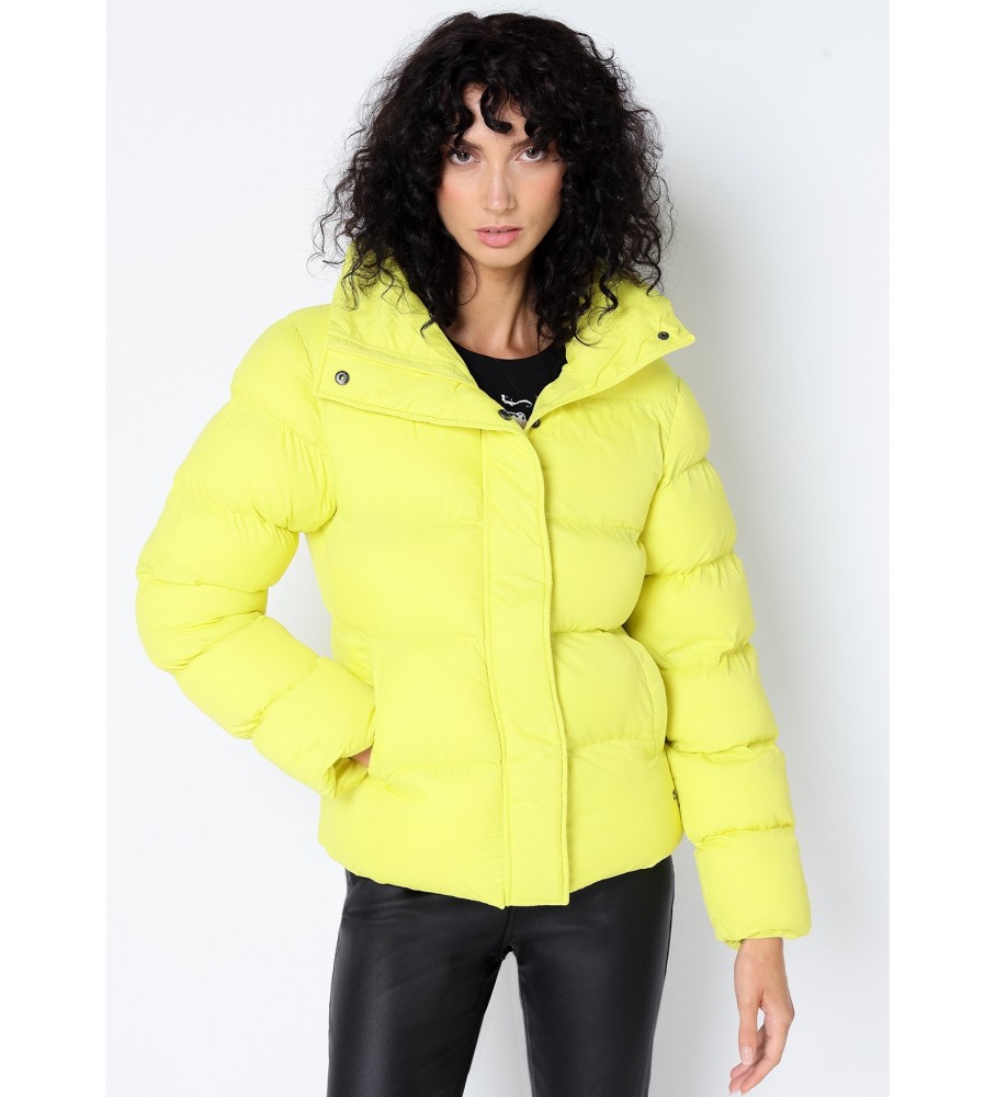 Victorio & Lucchino, Casaco puffer acolchoado amarelo V&L