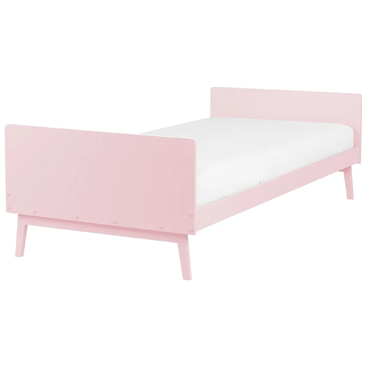 Beliani BONNAC - 90x200 cm - Rose pastel