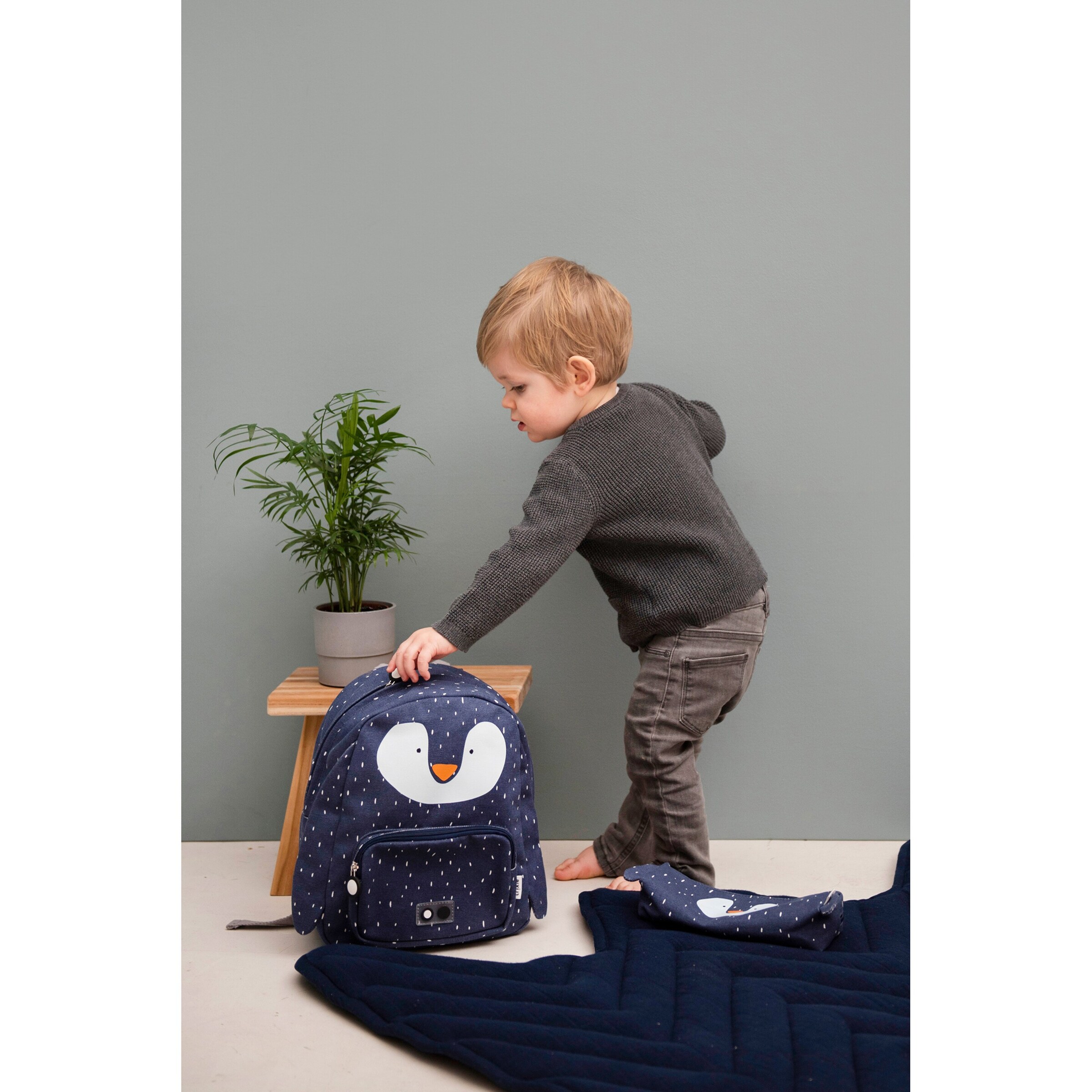 trixie Kindergartenrucksack dunkelblau - Mr. Penguin