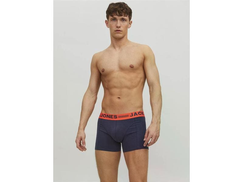 JACK&JONES Unterhosen Herren, 3-er Pack, Mehrfarbig, XL Kurze Boxershorts