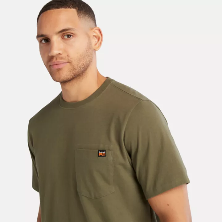 T-shirt à poche Timberland PRO Core pour homme en vert