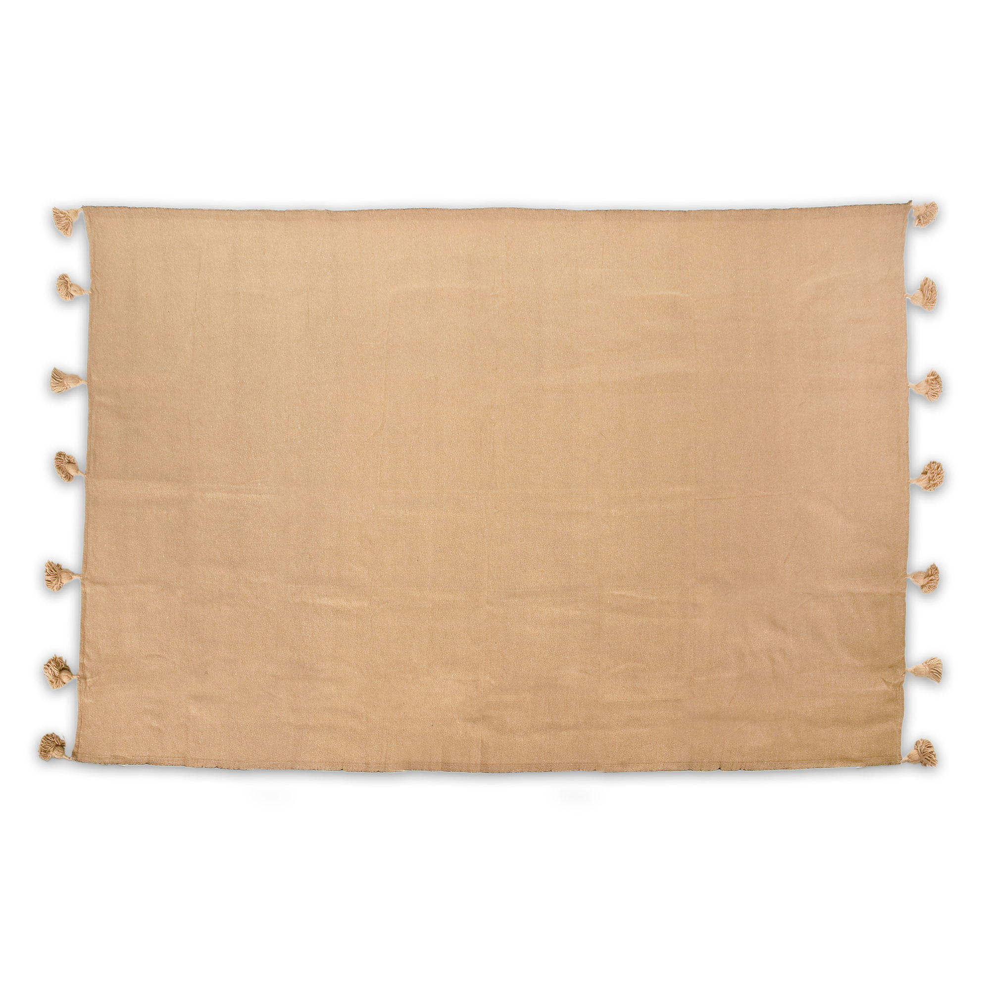 Baumwolldecke beige, B 300 cm, L 190 cm von fischer's lagerhaus