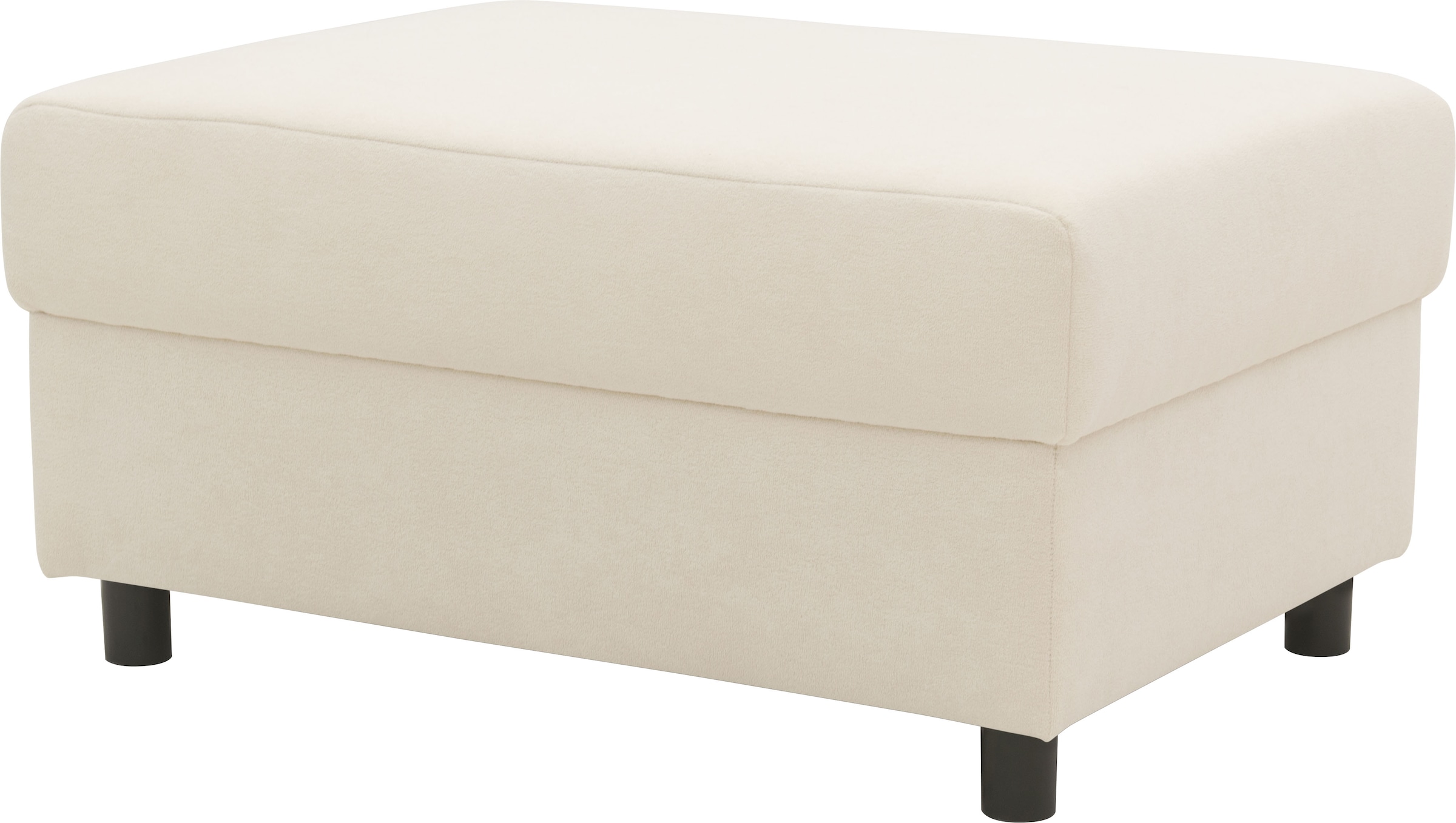 DOMO collection Polsterhocker »Turah 2 in Cord oder Luxus-Microfaser« moderner Polsterhocker, passend zum Ecksofa, B/T/H: 83/60/44 cm