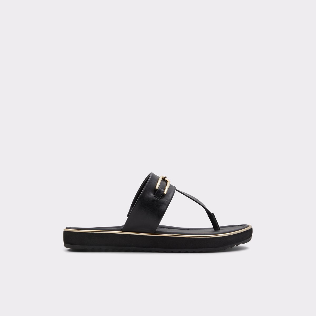 Enorel Black Women Flat Sandals