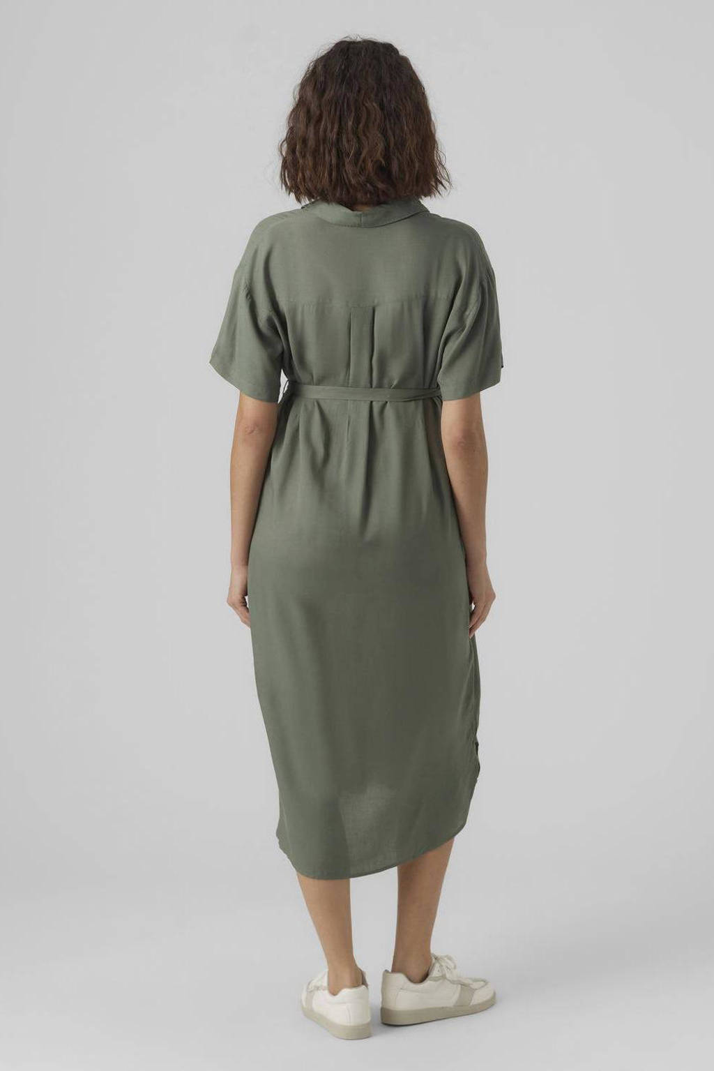 VERO MODA MATERNITY zwangerschapsjurk VMMBUMPY groen
