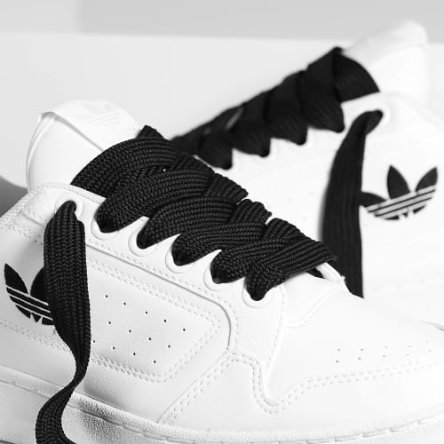 Baskets NY 90 Footwear White Core Black x Superlaced Gros Lacet Noir