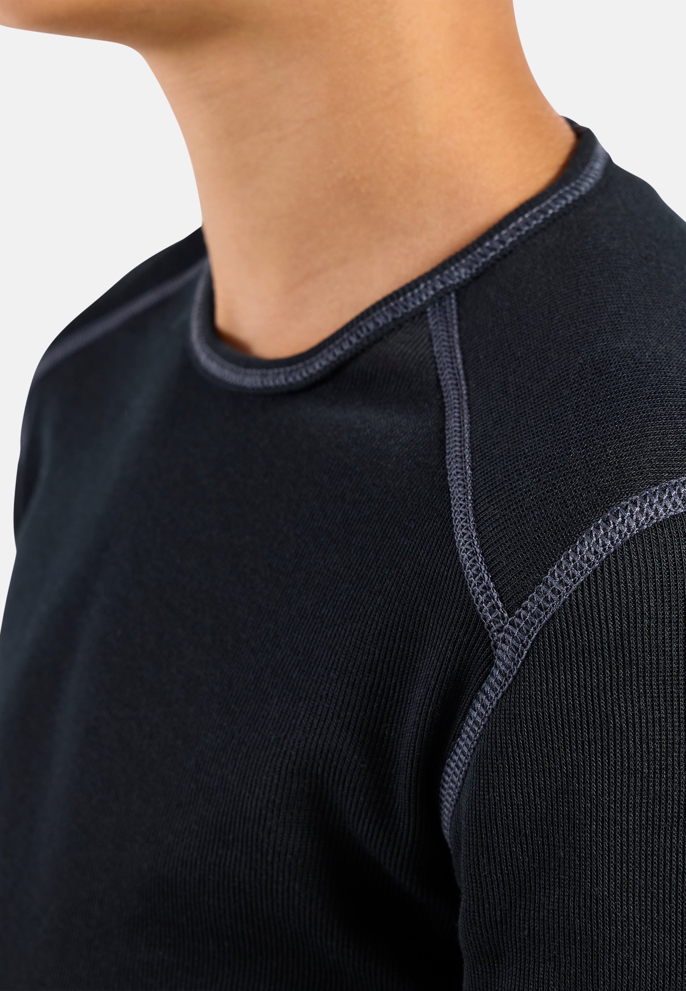 Active X-Warm Kids Base Layer Oberteil in black