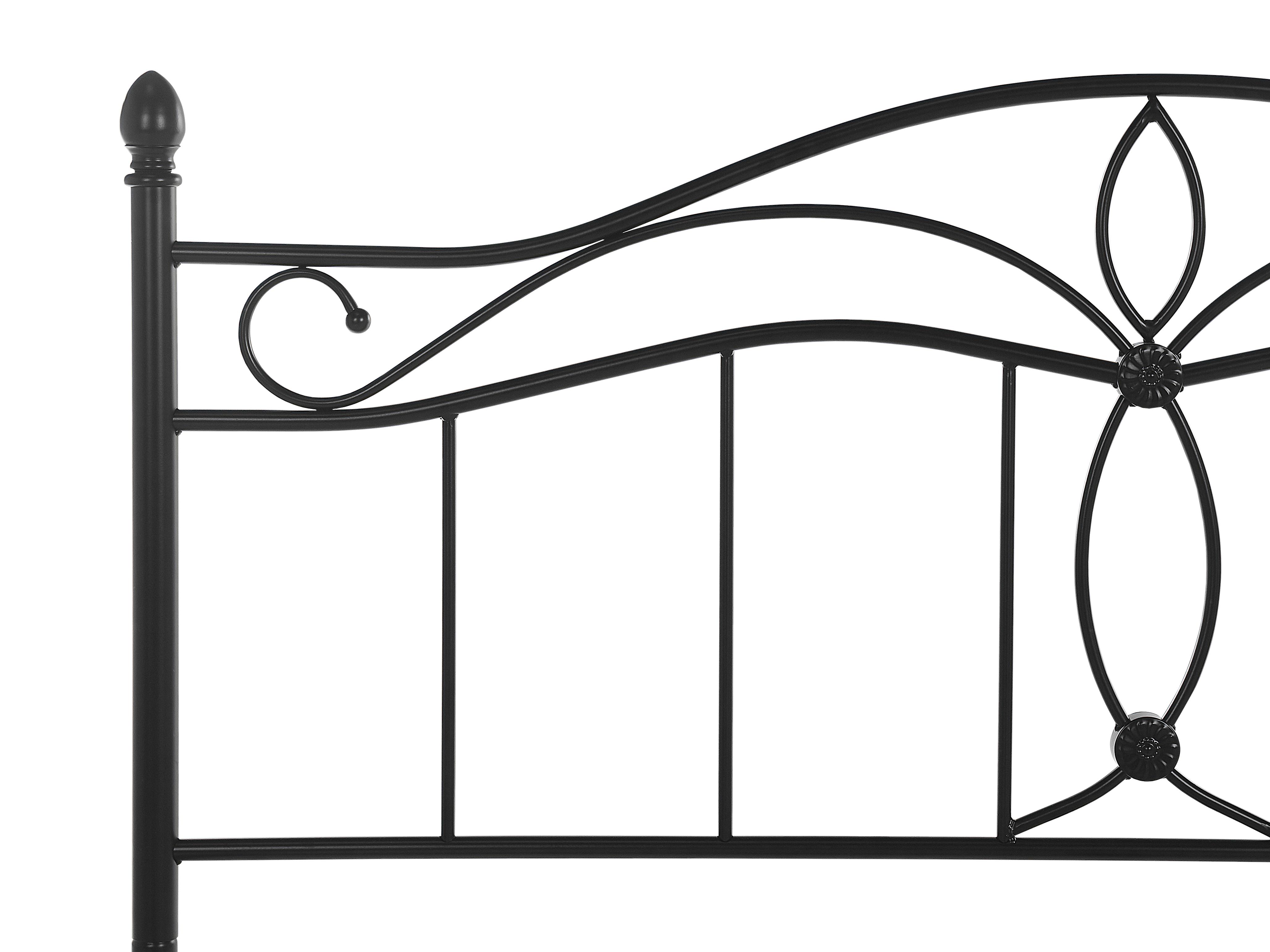 Bed Metaal ANTLIA 180 x 200 cm Zwart