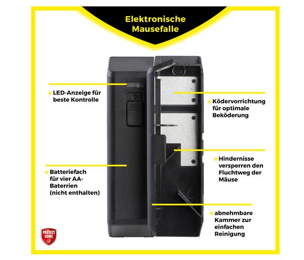 PROTECT HOME Elektronische Mausefalle