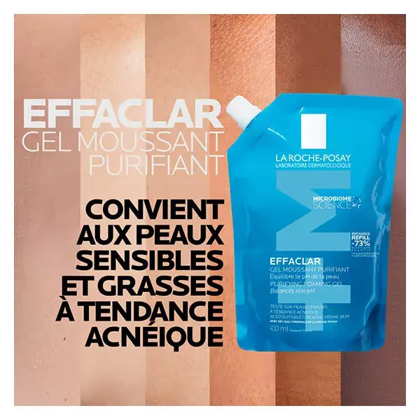 La Roche-Posay Effaclar Gel Espuma Ecológico 400ml