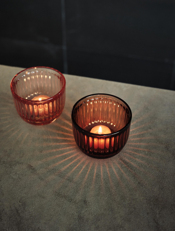 Iittala Raami waxinelichthouder seville oranje