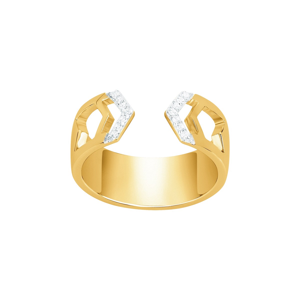 Bague ouverte en Plaqué Or