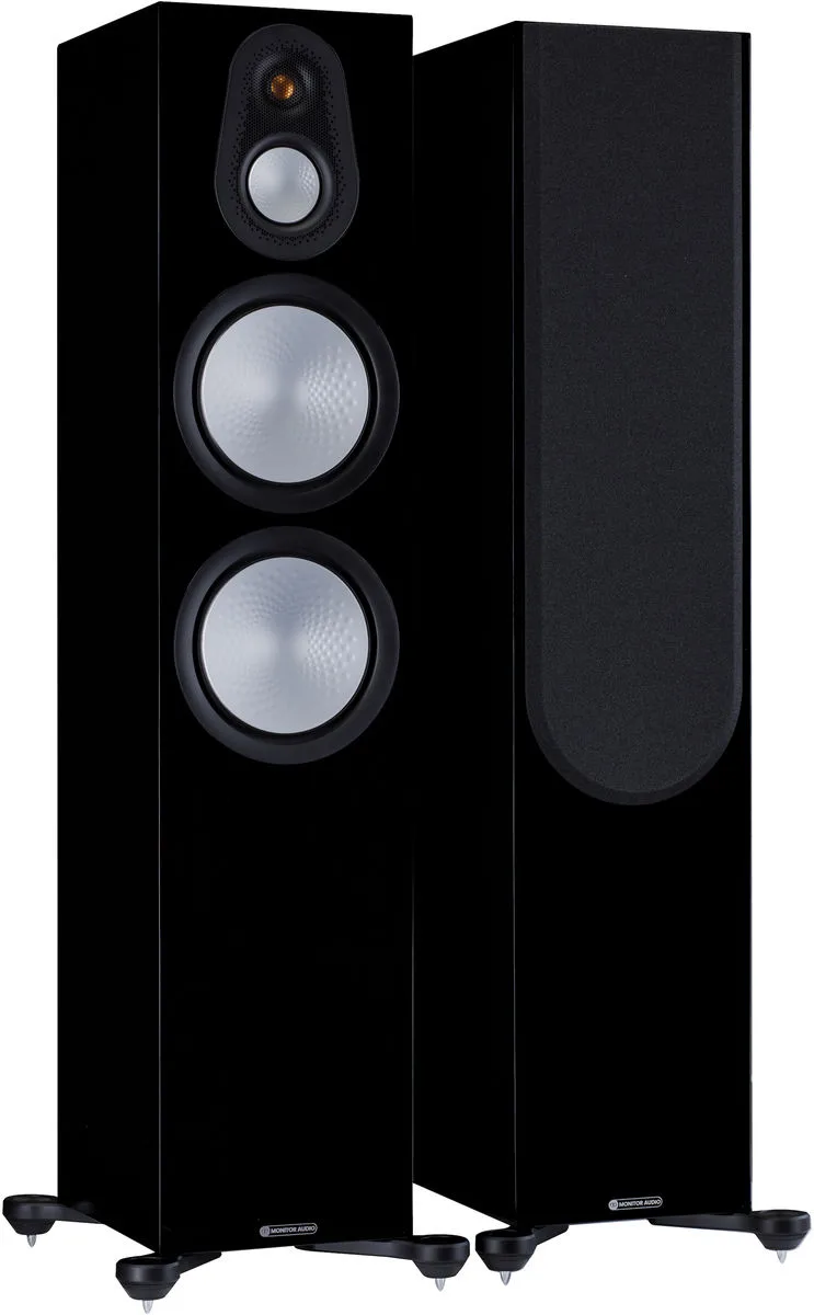 Monitor Audio Silver 500 7G Noir laqué (la paire) Enceintes colonne