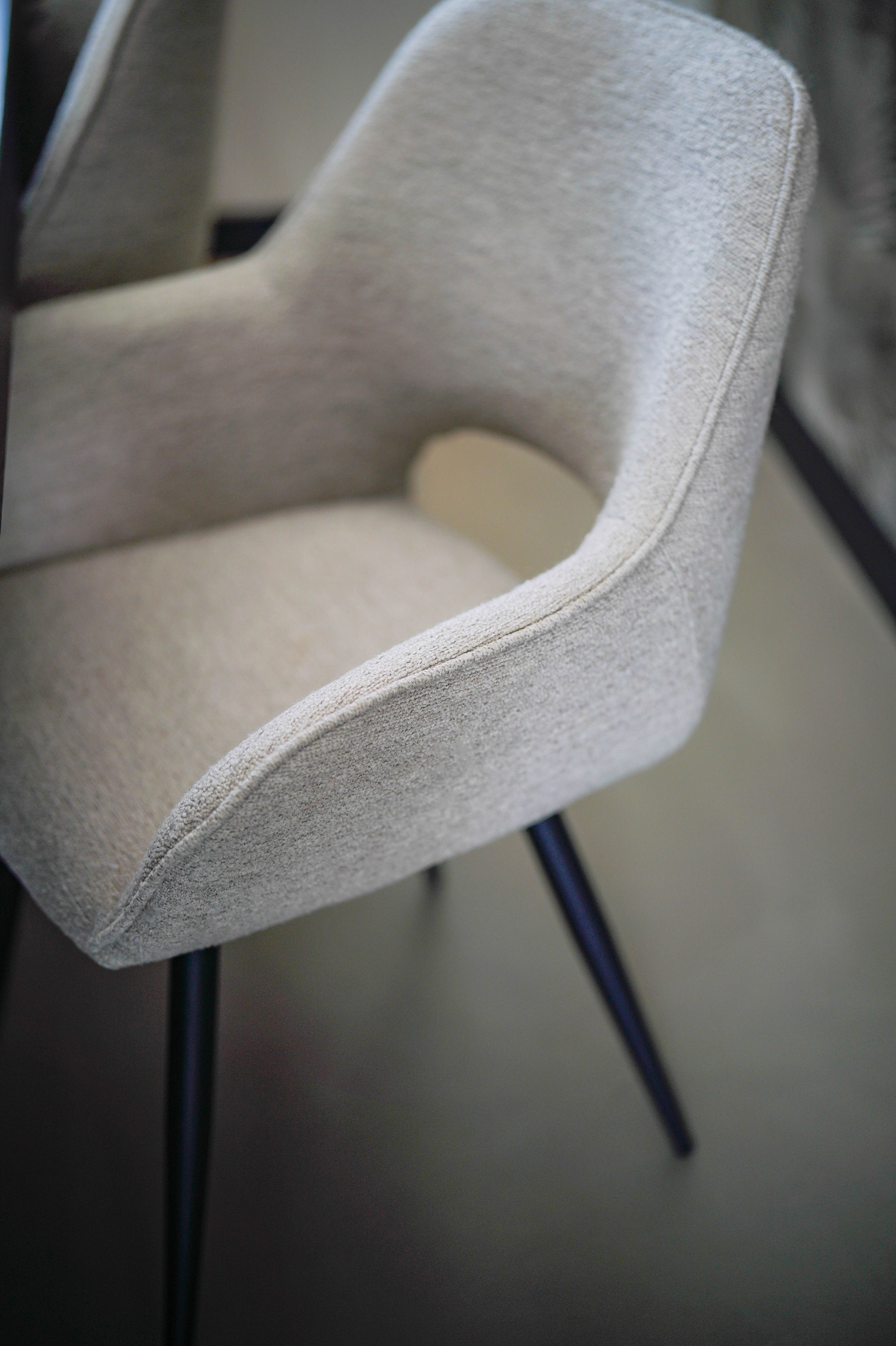 Eetkamerstoel Taupe IH-50.222 Fer B58 x D57 x H87 cm
