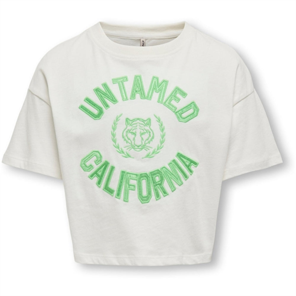 Køb Kids ONLY Cloud Dancer Villa Sport Top