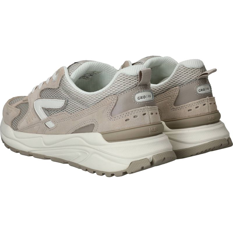 HUB Grid S48 Sneakers Beige Heren