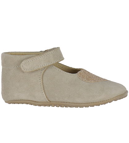 Pom Pom Hausschuhe - Anfänger Ballerina Heart - Light Camel
