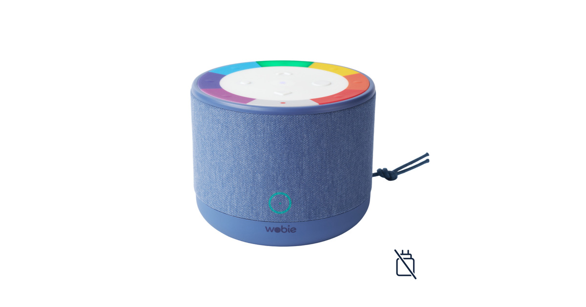 Wobiebox Blue luidspreker  (Blauw, WiFi, Bluetooth, Kindvriendelijk)