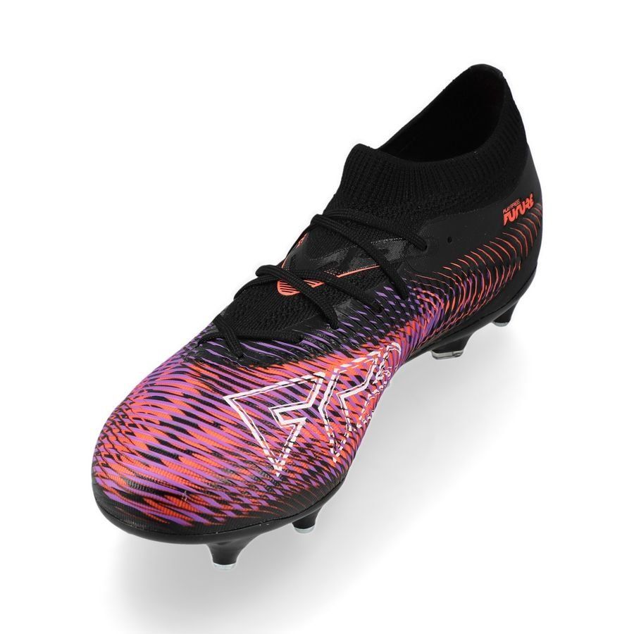 PUMA Future 8 Match SG Unlimited - Noir/Blanc/Glowing Red