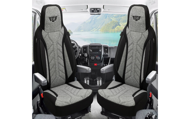 Bremer-Sitzbezüge Wohnmobil Schonbezüge 2 Stück für Ducato / Jumper / Boxer