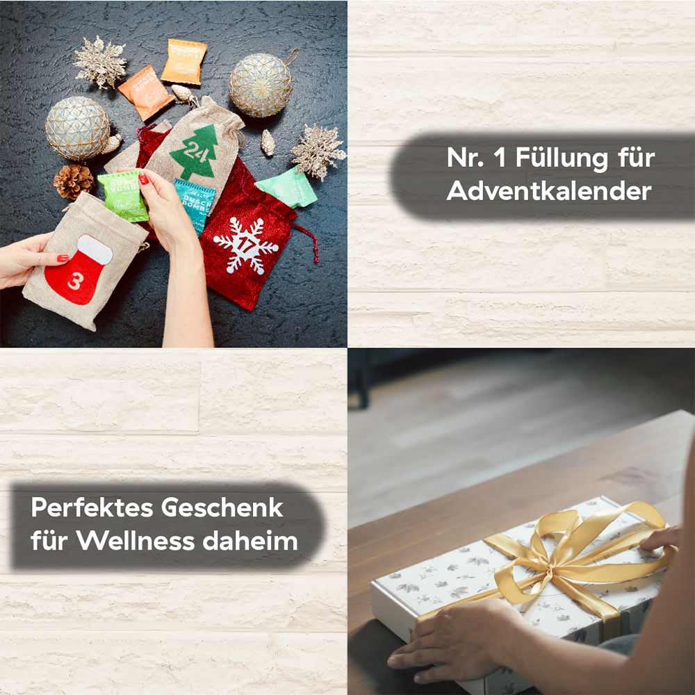 WALTZ 7 Duschwellness-Probierset mit 6 Duschbomben