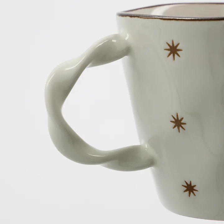 House Doctor - Starry Tasse, weiss (2er-Set)