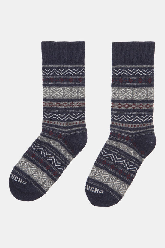 Ayacucho Ayacucho Light Fair Isle Crew Wool Wandelsok