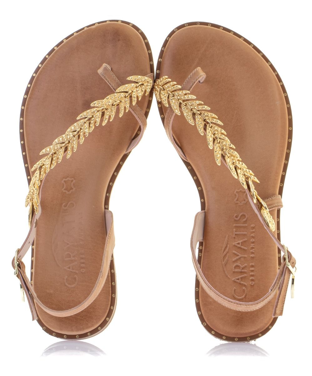 Caryatis Leather Sandals