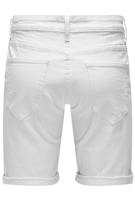 Only & Sons witte heren korte broek