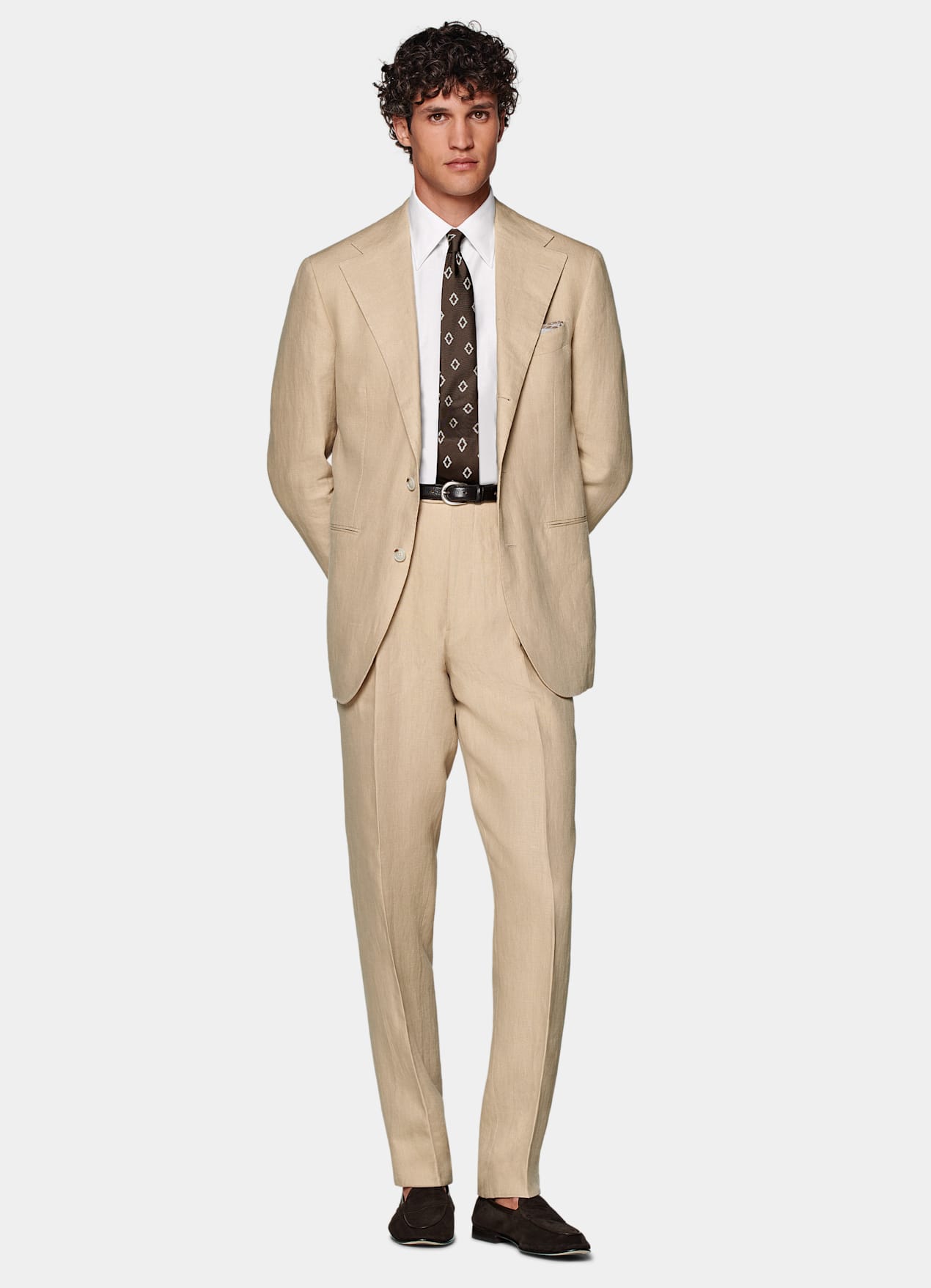 Costume Roma coupe Relaxed sable