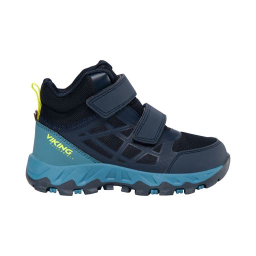 Viking Track Mid Støvler, Navy/Denim, 35