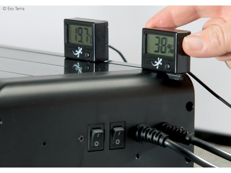 Exo Terra Thermometer Digital mit Fernsensor Digitales Präzisionsmessgerät