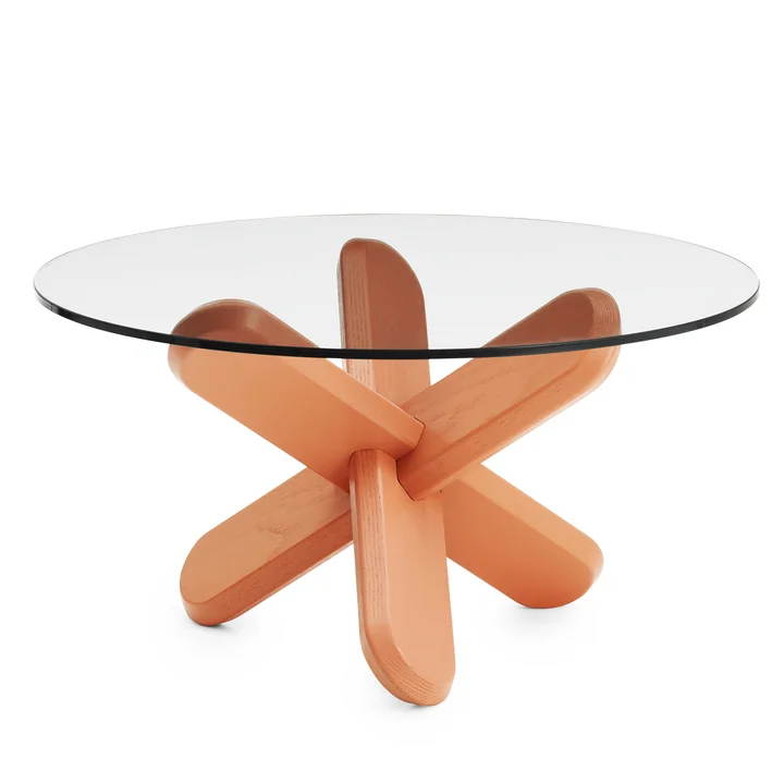 Normann Copenhagen - Ding Couchtisch, Glas / Eiche