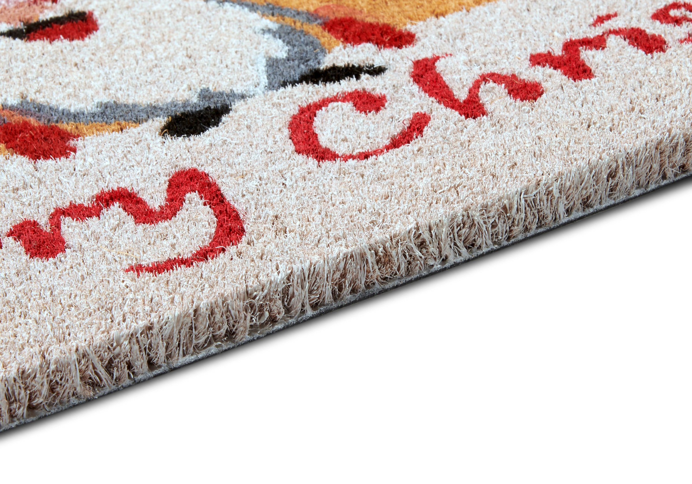 HANSE Home Fussmatte »Kokos Gnomes Merry Christmas, Türmatte« rechteckig 15 mm Höhe Schmutzfangmatte, Rutschfest, Outdoor, Weihnachten, Kokosmatte, Zwerg